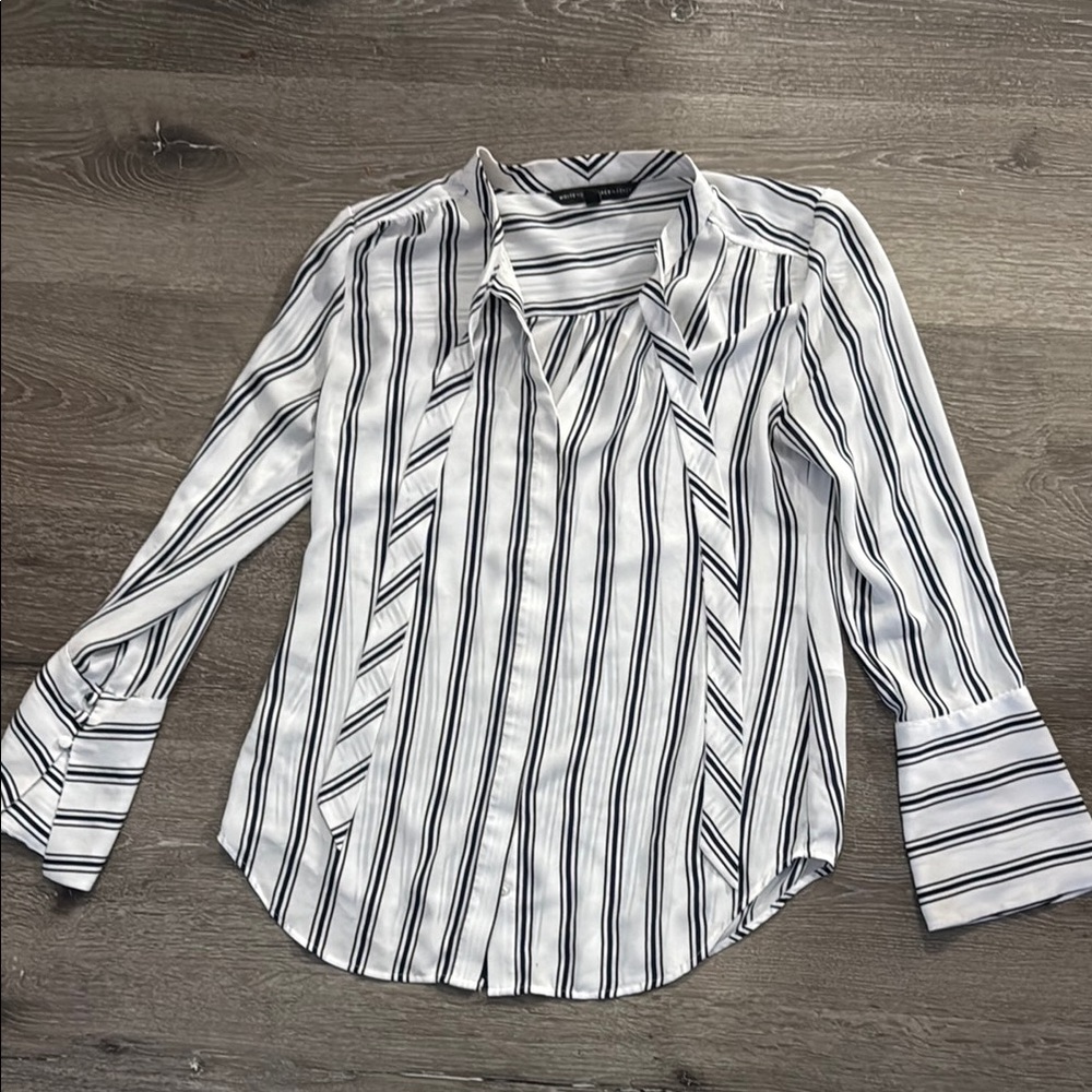 WHBM Striped Women's Top